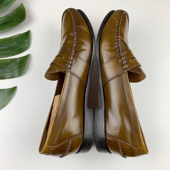 Polo by Ralph Lauren Brown Leather Loafers - Picture 9 of 13